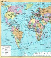 Satellittkart over verden online fra Google Moderne politisk kart over verdensbyen